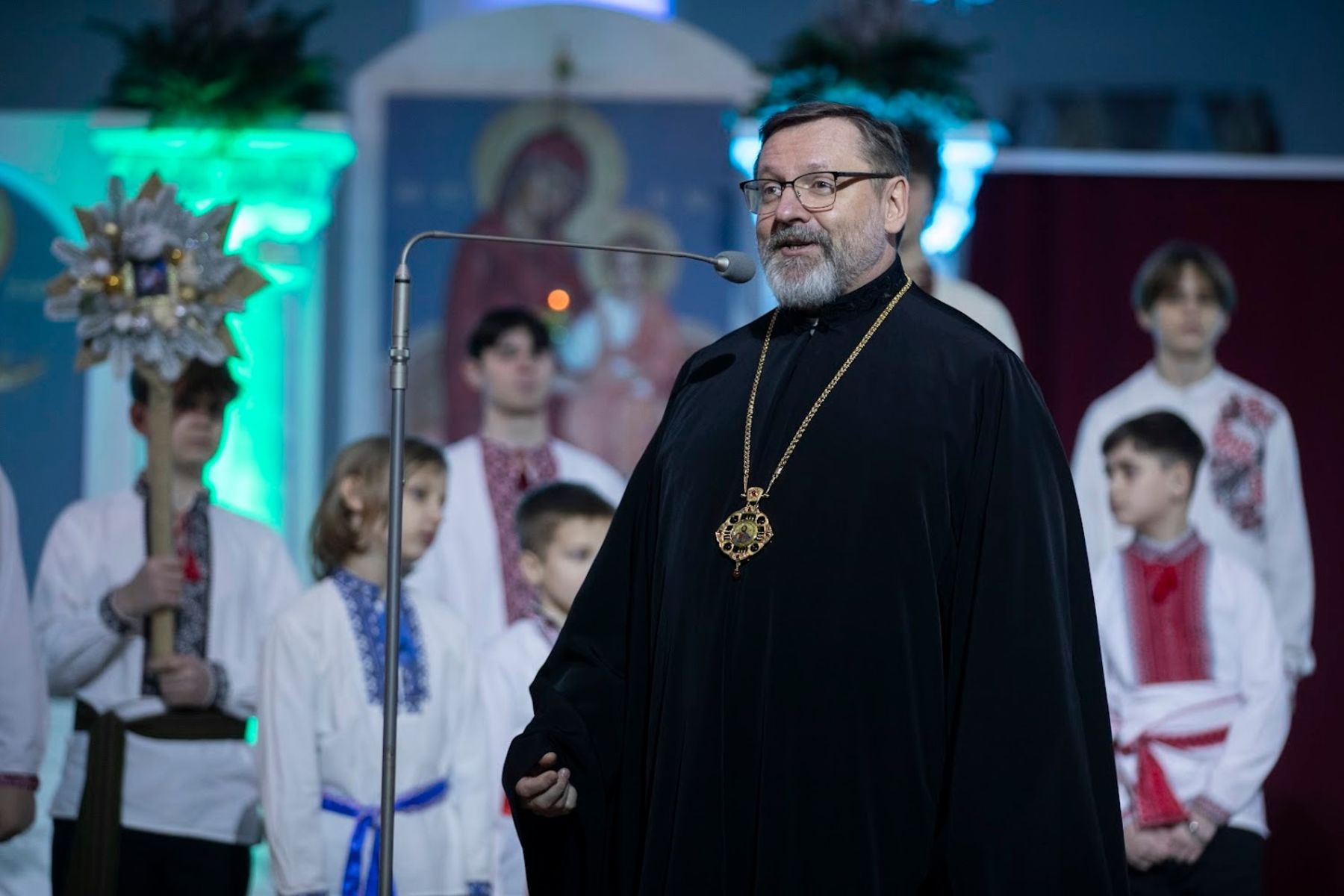 «Справжнє Різдво — це розділене Різдво»: У Патріаршому соборі відбулася ювілейна «Просфора з Патріархом»