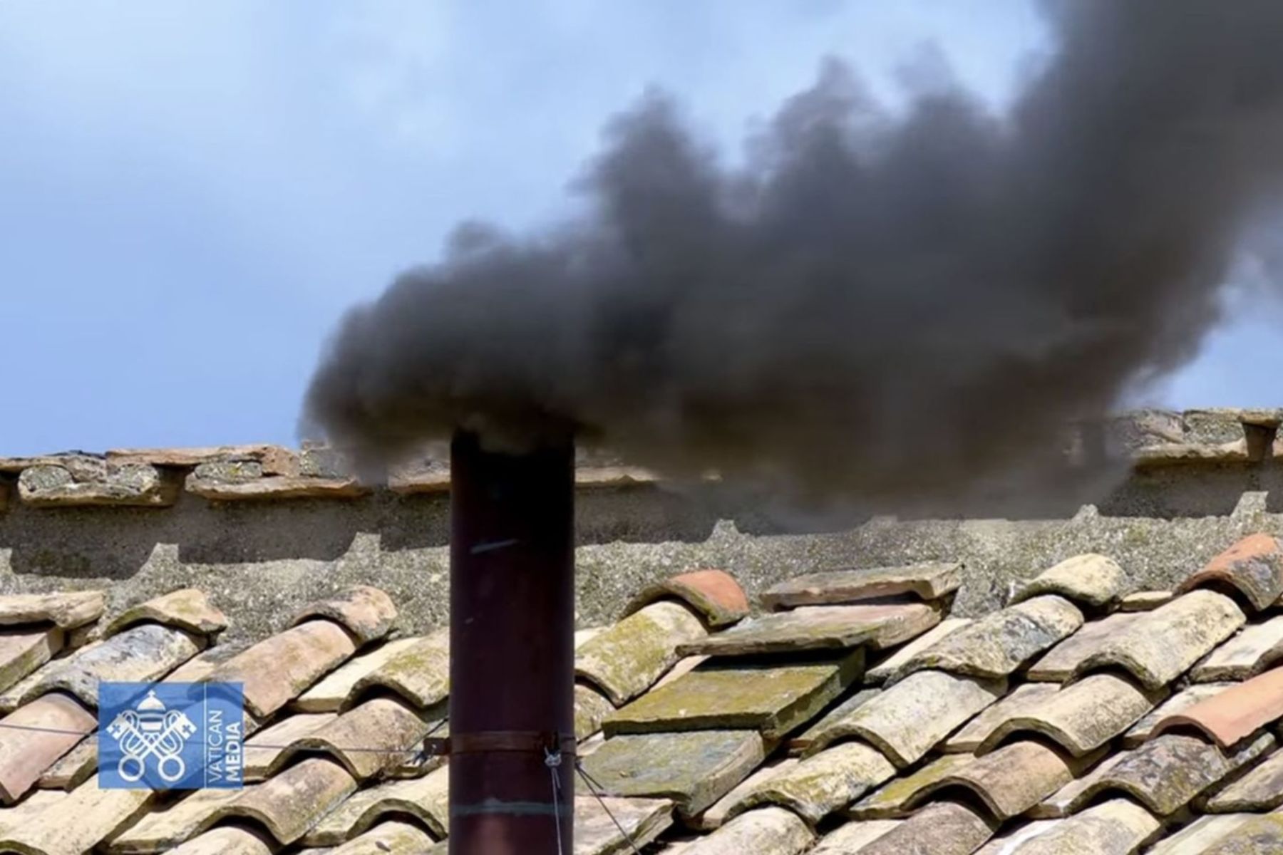 Black Smoke: No election after morning of first full day of conclave