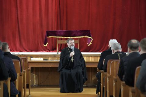 “We are called to anoint and heal the wounds of the long-suffering body of the Ukrainian people,” His Beatitude Sviatoslav to the clergy of the Kyiv Archeparchy