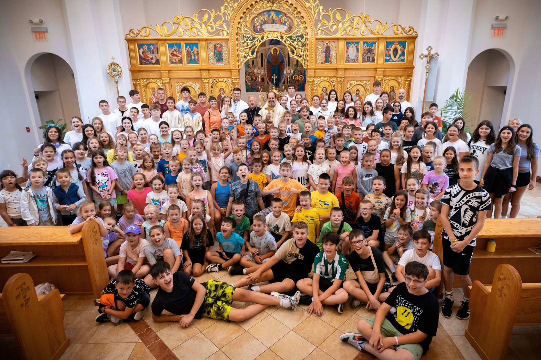 Over 200 Ukrainian Children Gathered in Parma, USA, for “Joyful Vacation with God”