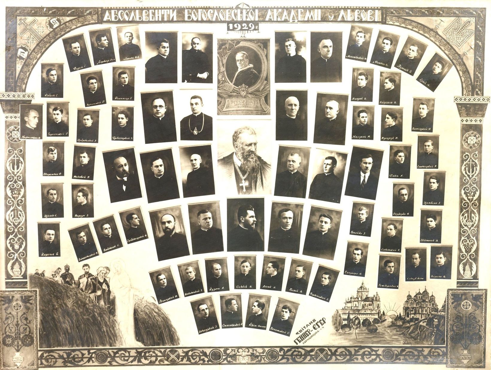 Випускне фото студентів Львівської богословської академії