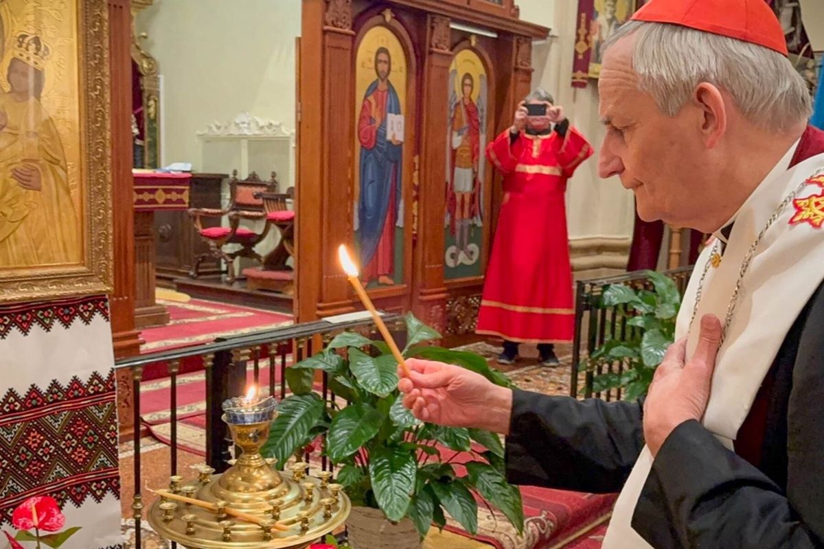 «Ваш біль — є нашим болем! Ваші сльози — є нашими сльозами!» — кардинал Маттео Дзуппі помолився за мир в Україні