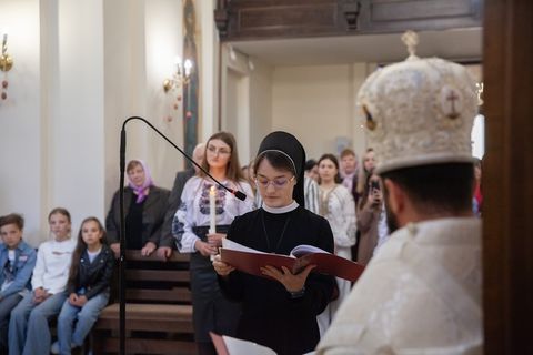 Сестра зі Згромадження Пресвятої Родини склала вічні обіти у Гошеві