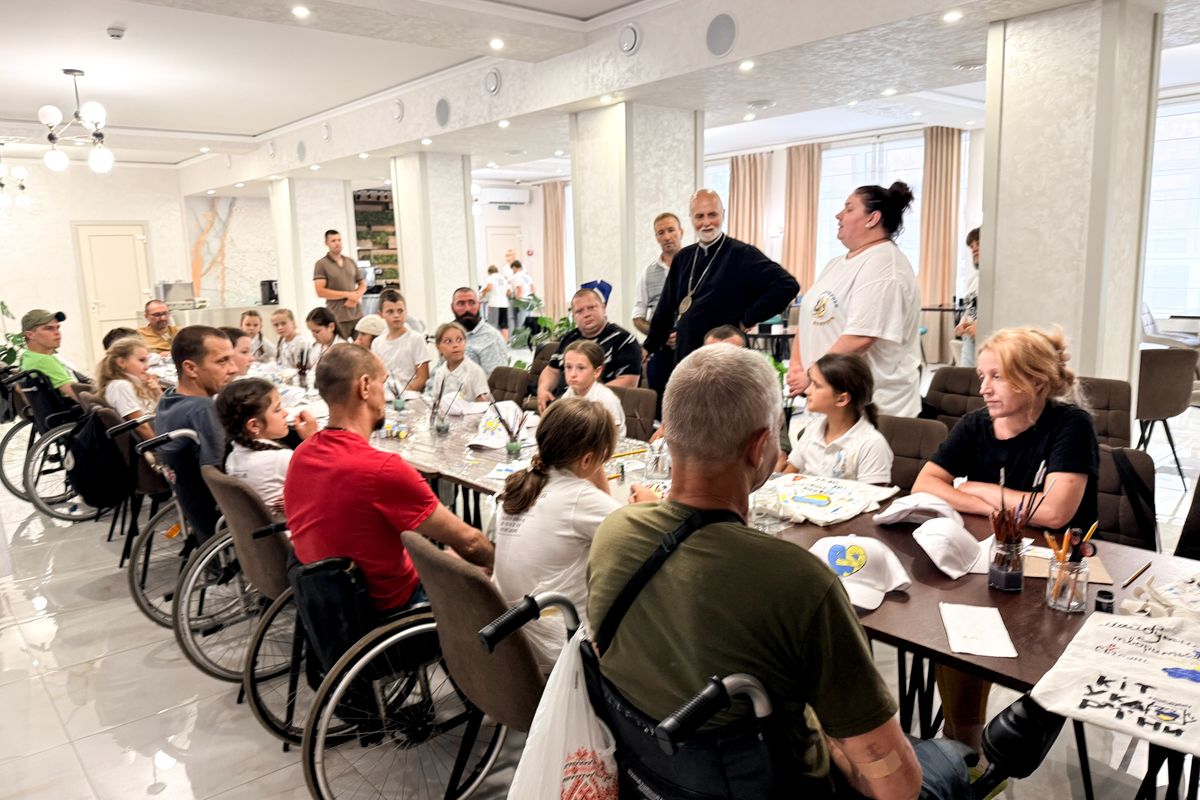 Hugs, Cold Lemonades, and Little Volunteers: Metropolitan Borys Visits the Sambir-Drohobych Eparchy