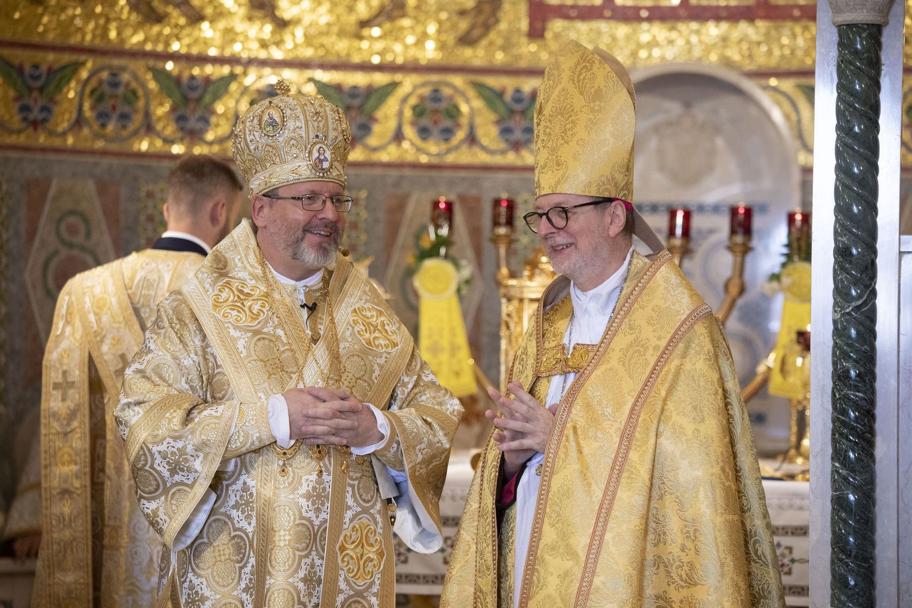 Блаженніший Святослав привітав кардинала Клаудіо Ґуджеротті з нагоди 70-річчя