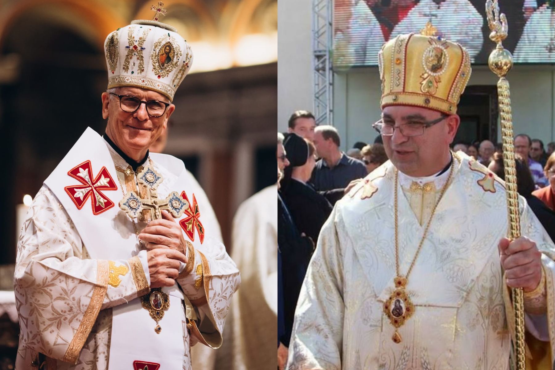 Глава УГКЦ привітав єпископів Діонісія Ляховича та Мирона Мазура з 20-річчям архиєрейської хіротонії