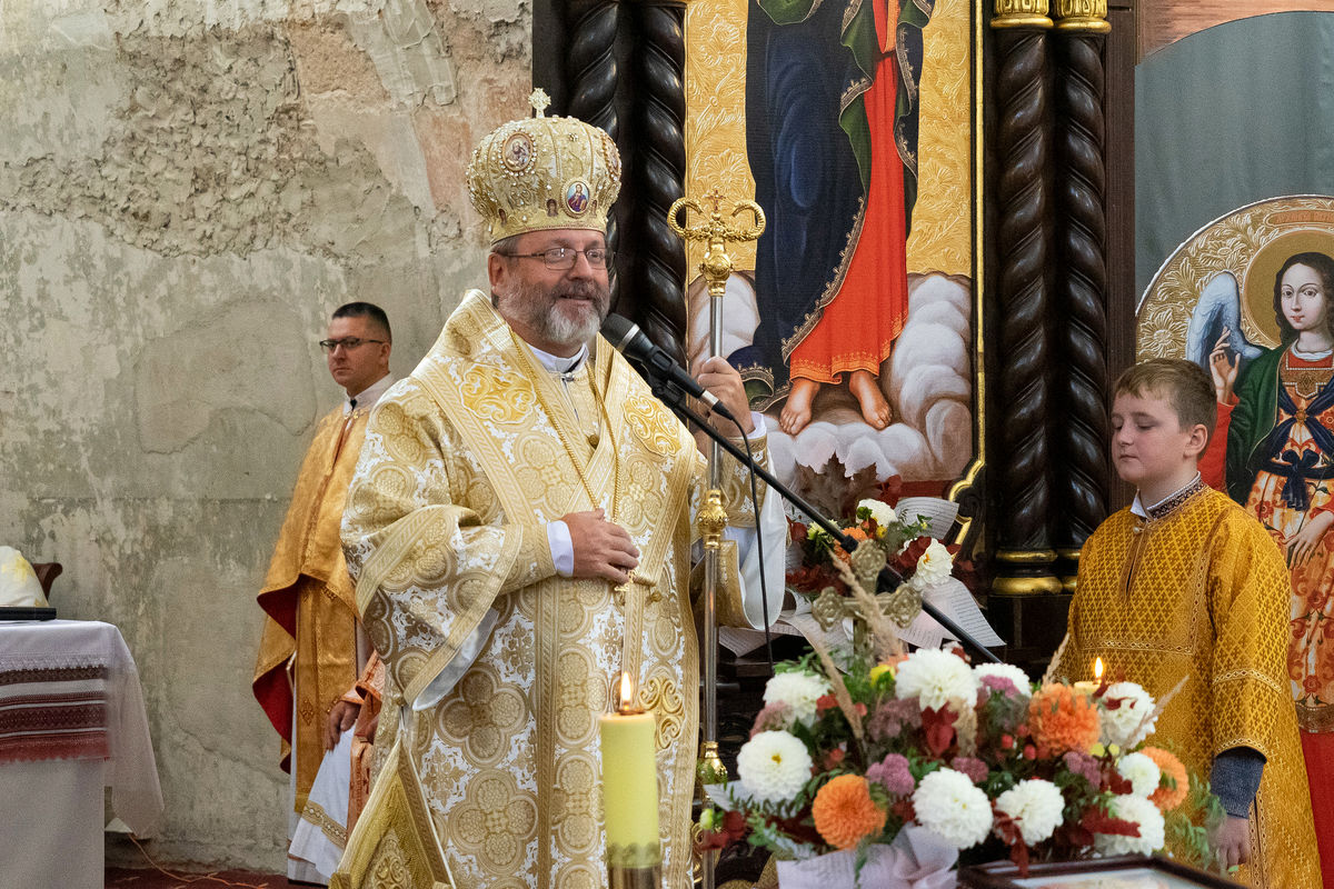 Проповідь Блаженнішого Святослава у храмі Пресвятої Тройці Василіанського монастиря у Вільносі з нагоди вшанування чотирьохсотріччя мучеництва святого Йосафата