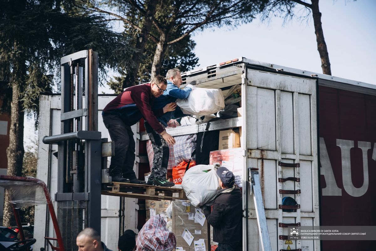The 145th Humanitarian Aid Truck Departs from Rome to Ukraine