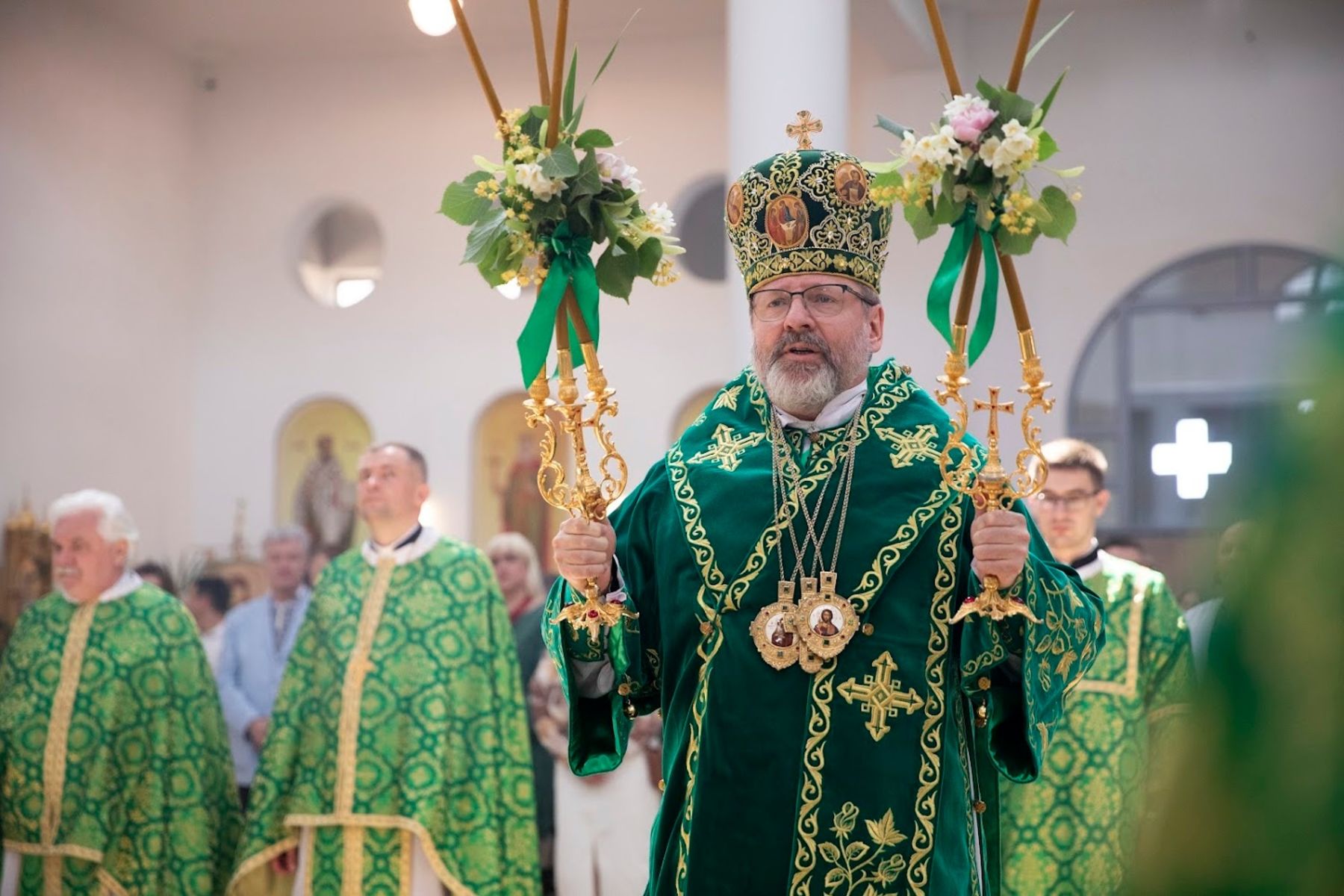«Сьогодні Україна зодягається силою з висоти», — Глава УГКЦ у свято Зіслання Святого Духа