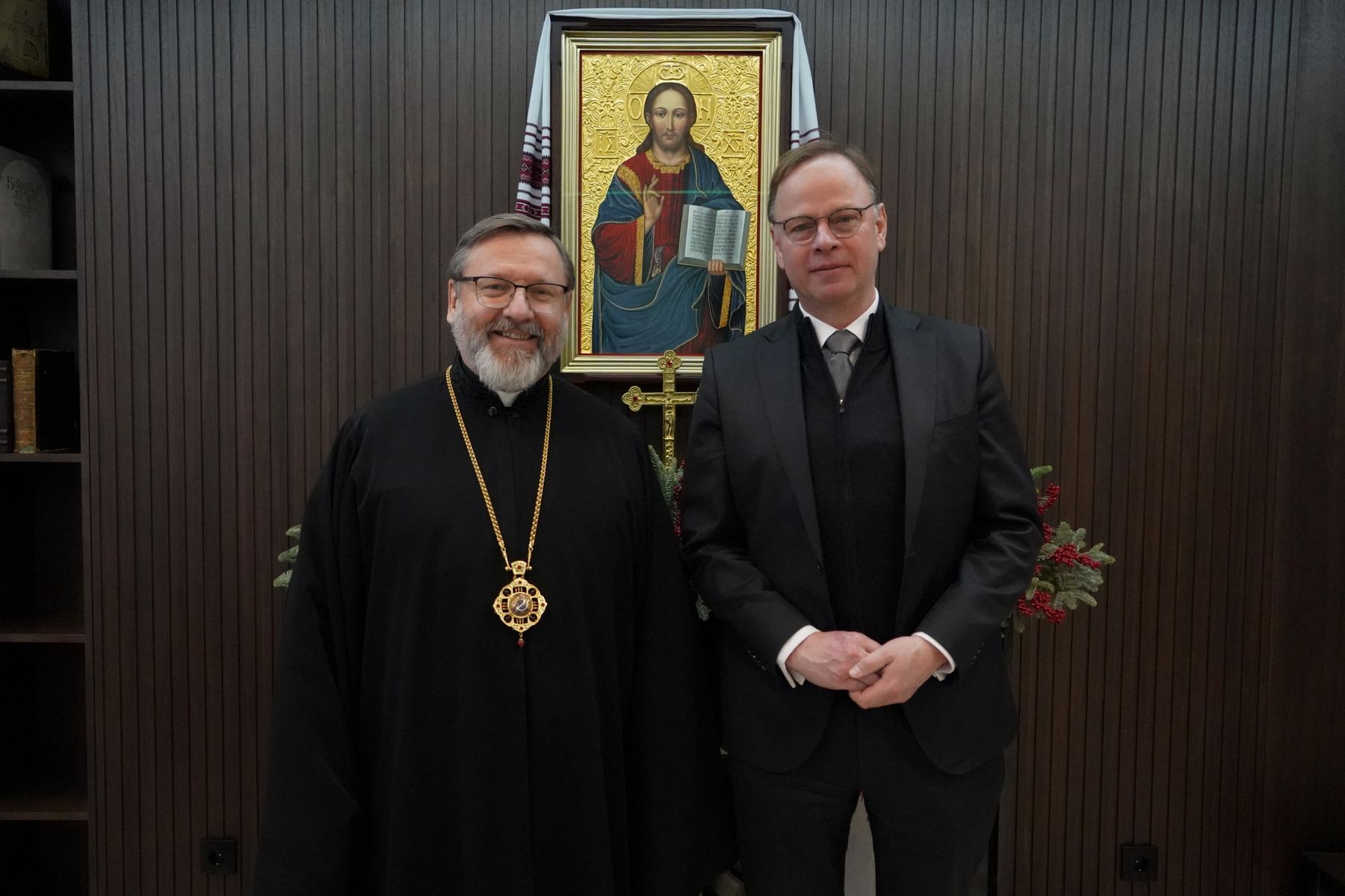 Блаженніший Святослав на зустрічі з Послом Нідерландів: «Дякую за порятунок мого брата і солідарність з Україною»