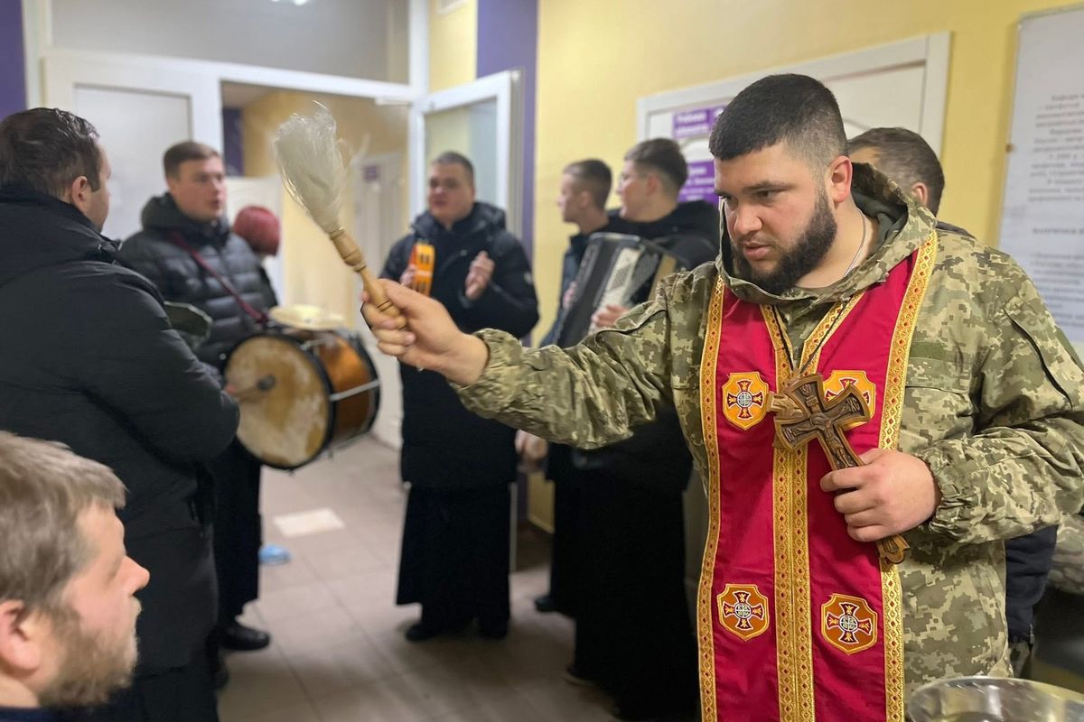 Семінаристи з Івано-Франківська відвідали військових і мешканців Запорізької області