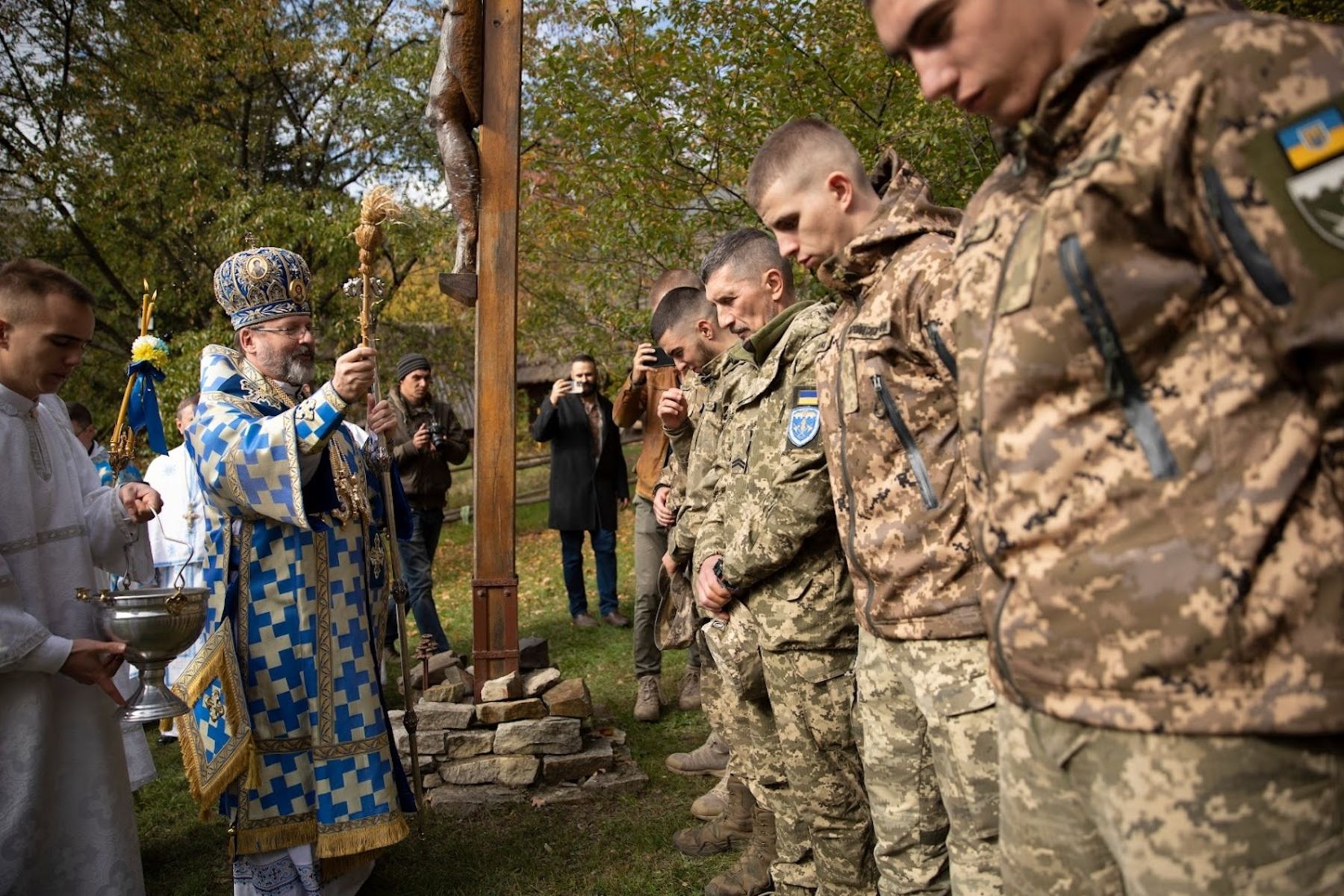 Глава УГКЦ привітав захисників і захисниць України: Ви є борцями за справедливий мир для України і світу
