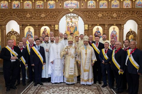 У Київській Трьохсвятительській духовній семінарії відбулося введення в уряд офіцерів і делегатів Ради Лицарів Колумба