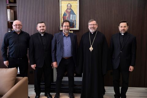 Глава УГКЦ зустрівся з представниками Європейського євангельського альянсу