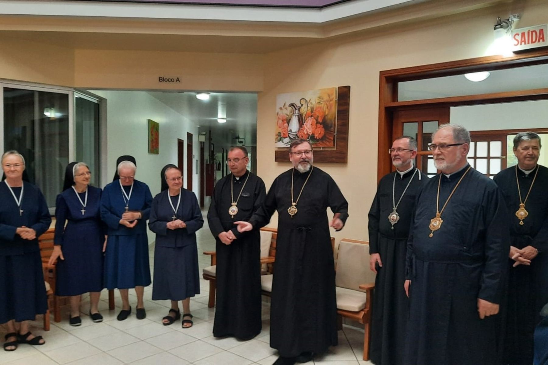 Глава УГКЦ і владики Постійного Синоду відвідали будинок опіки сестер служебниць у Прудентополісі