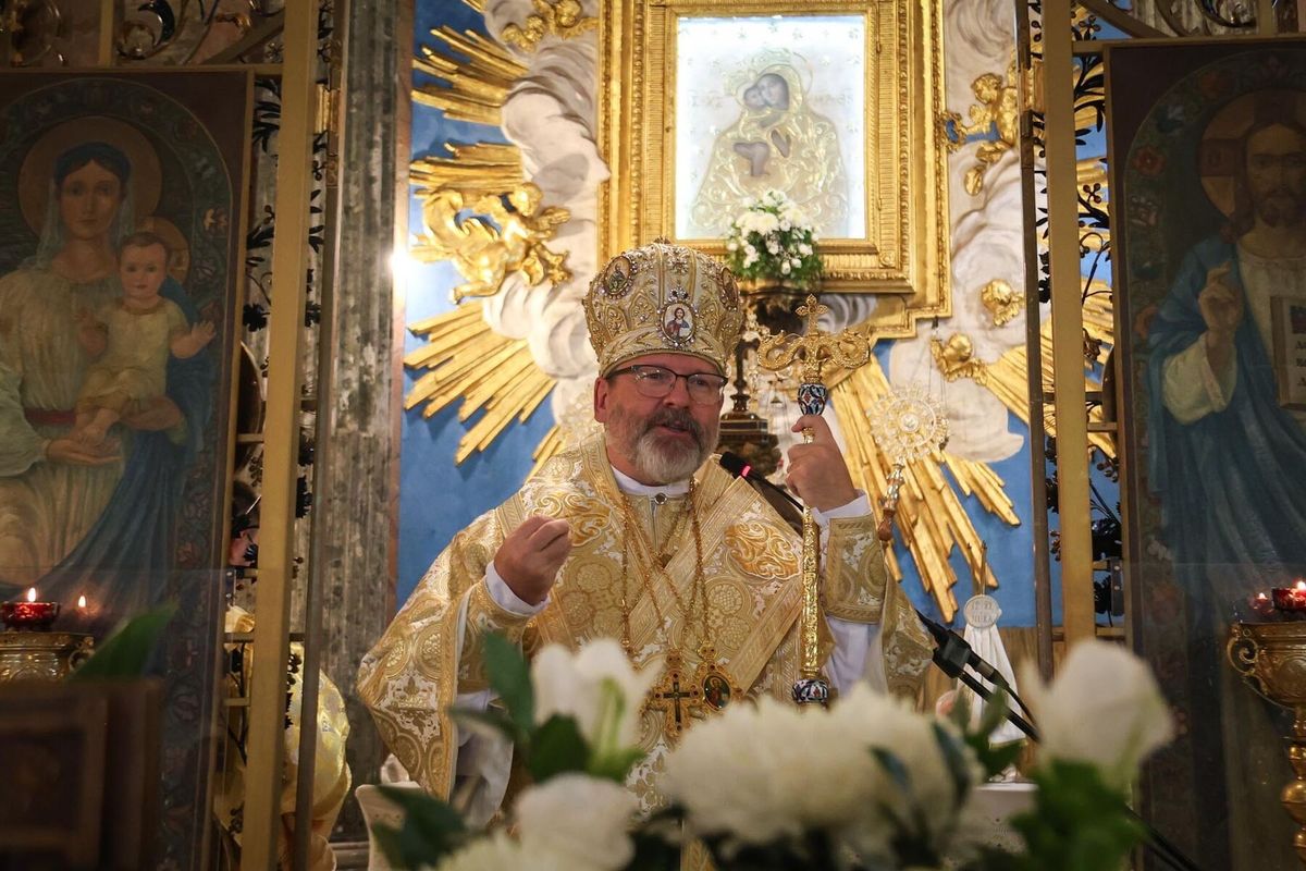Проповідь Блаженнішого Святослава в катедральному соборі Святих мучеників Сергія і Вакха в Римі
