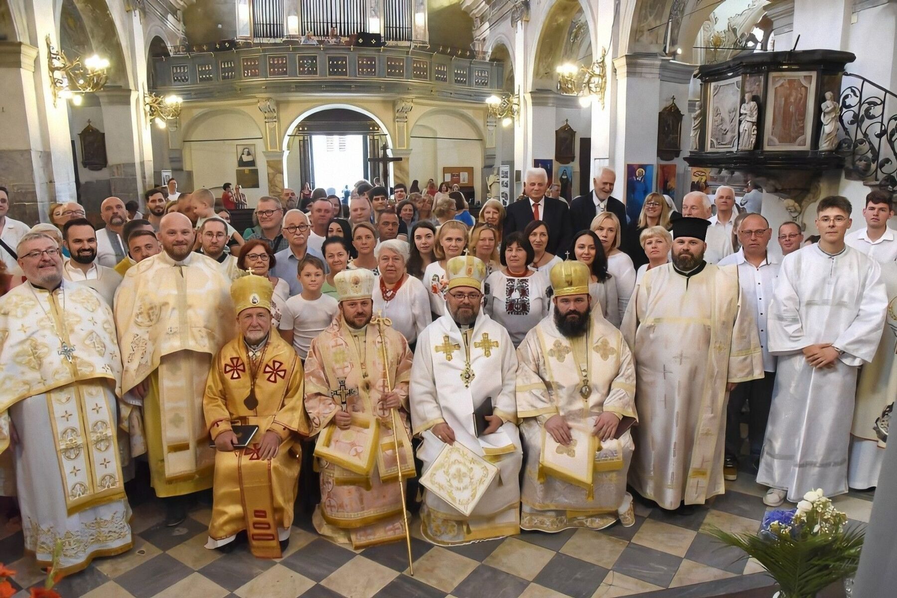 Bishop Mykola Cardinal Bychok presided over the Divine Liturgy in Rijeka, Croatia