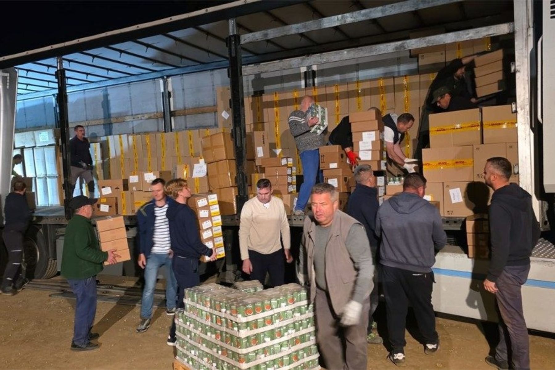 До Харкова прибув вантаж гуманітарної допомоги від Папи Римського