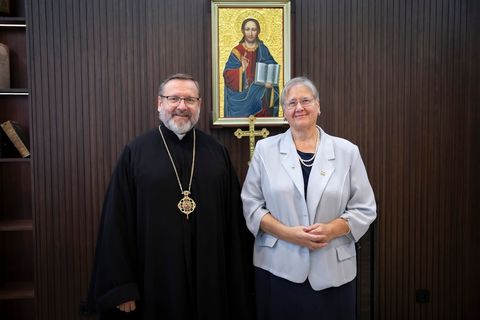 «Хорватія має унікальний досвід зцілення ран війни», — Глава УГКЦ до Посла Хорватії в Україні Аніци Джамич