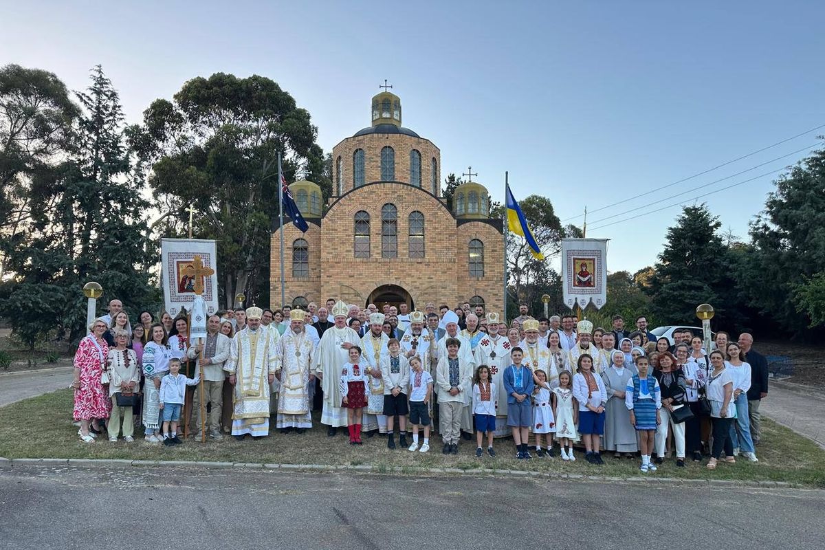 “Saint Anne marks the beginning of the history of the Mother of God’s presence among us,” said His Beatitude Sviatoslav in Canberra