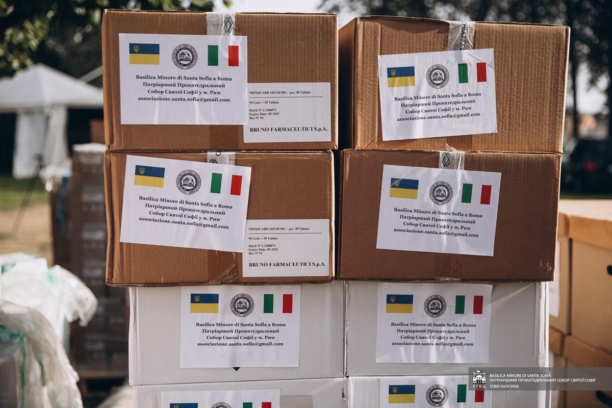 Santa Sofia in Rome Sends Regular Humanitarian Relief to Ukraine