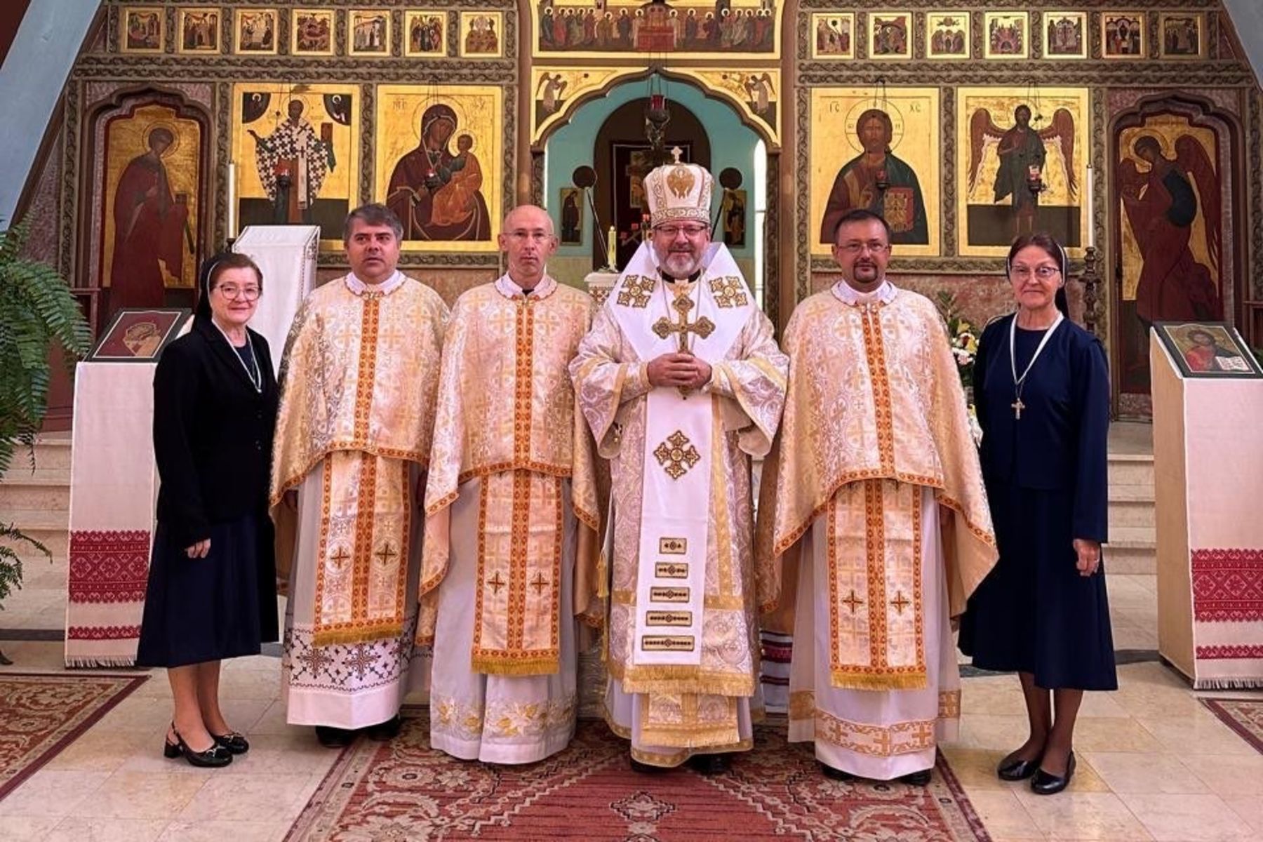 Глава УГКЦ відвідав отців василіан і сестер служебниць у Фатімі