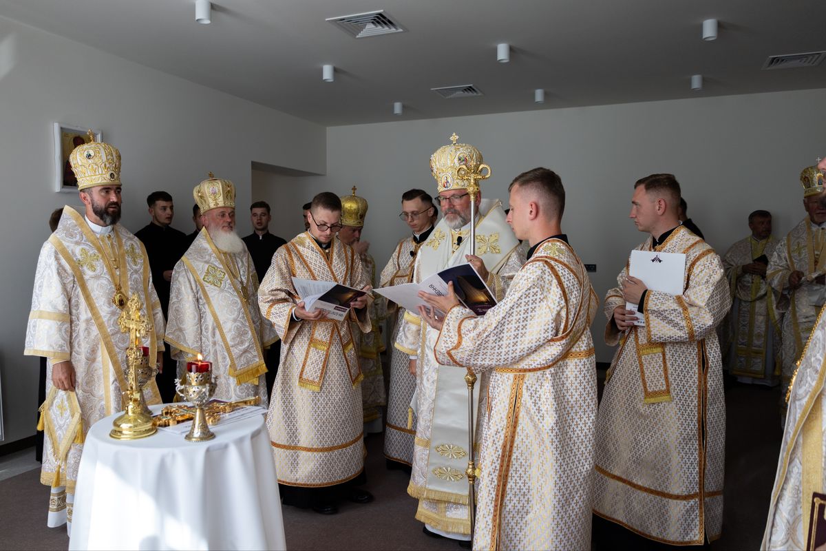 Блаженніший Святослав освятив простір для формації семінаристів у Старуні