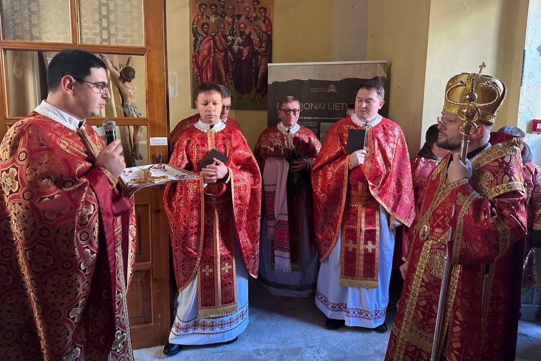 У Вільнюсі вшанували святого Йосафата Кунцевича: владика Степан Сус закликав до єдності та молитви