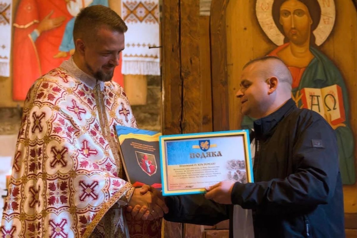 Пароха громади УГКЦ у Таллінні нагородили відзнакою Головнокомандувача ЗСУ