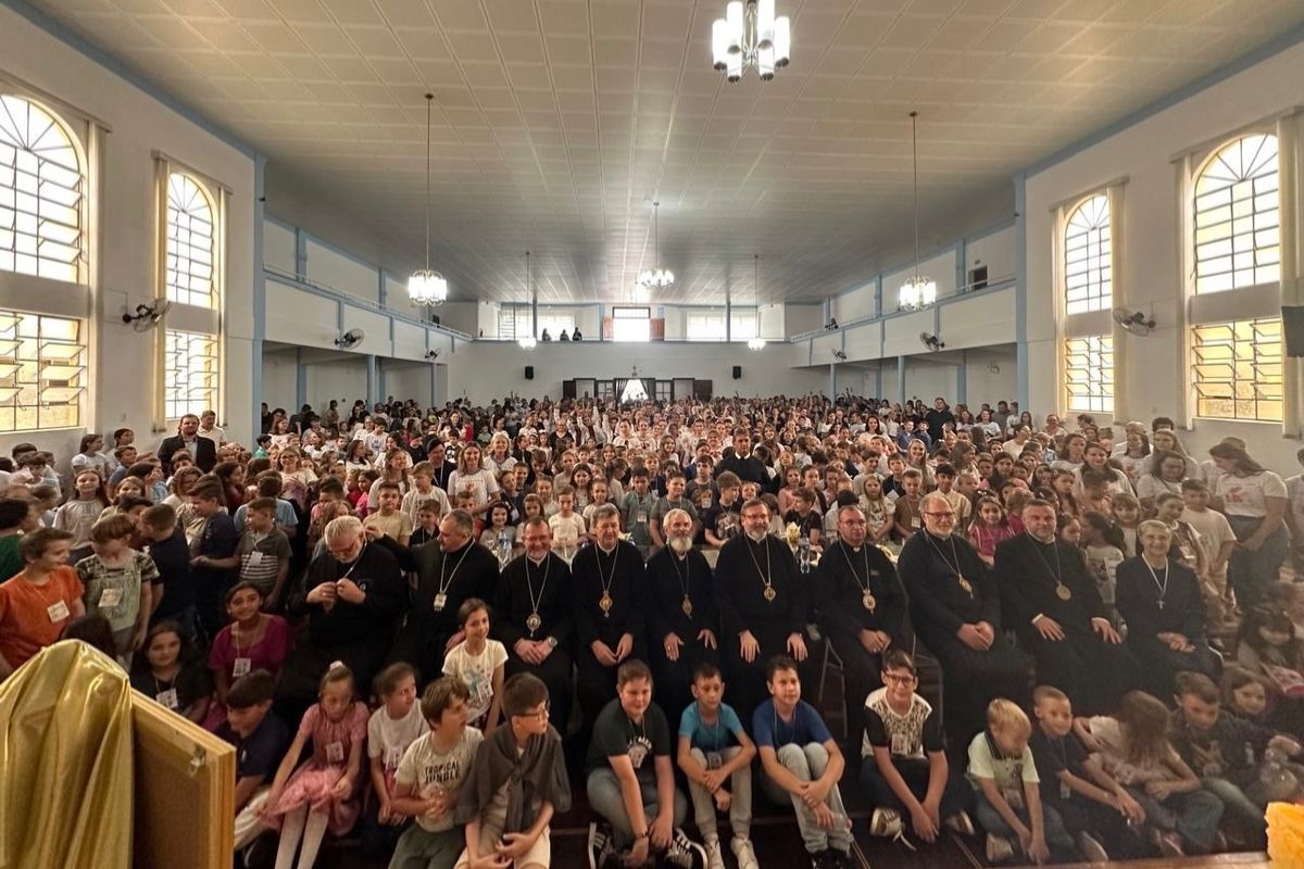 «Ми маємо велике майбутнє», — Глава УГКЦ на зустрічі з дітьми у Бразилії