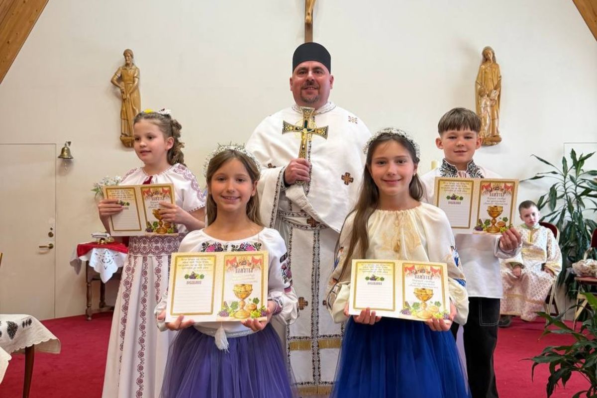 Вперше в Ісландії: українські діти в Рейк’явіку приступили до Урочистого Святого Причастя