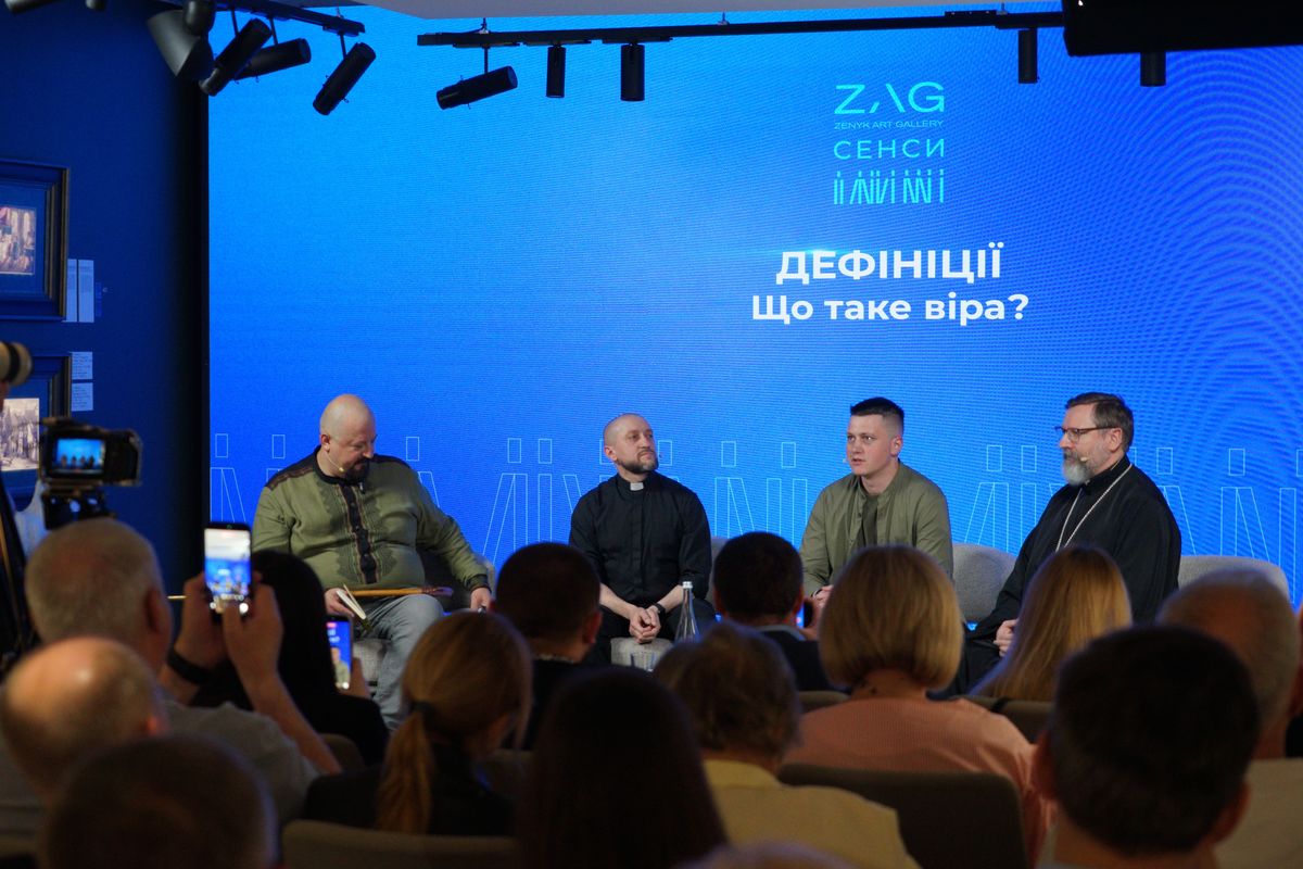 «У час війни людина знаходить сенс, коли захищає життя», — Блаженніший Святослав на зустрічі «Окопний Господь»