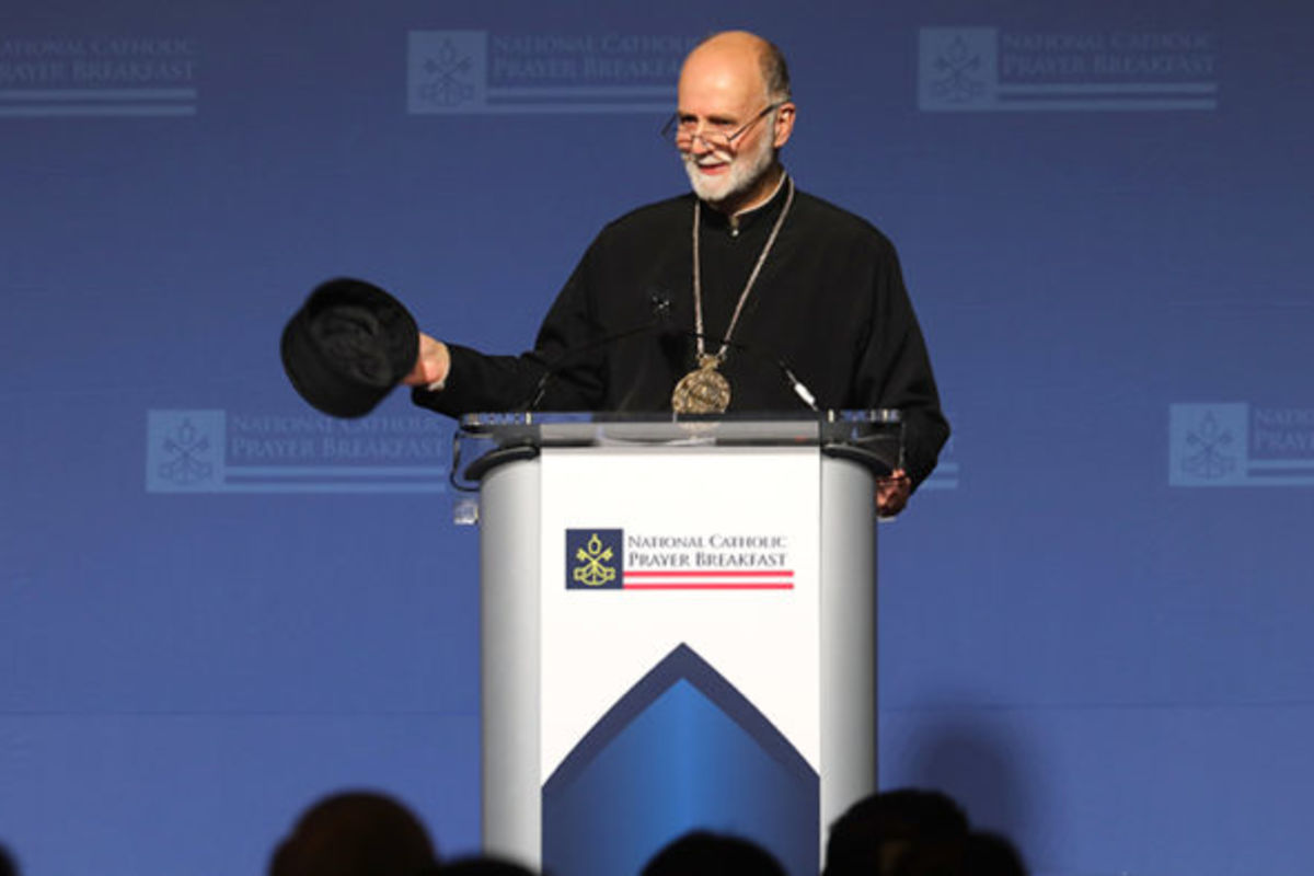 Metropolitan of Philadelphia Borys Gudziak is the main speaker at the Catholic Prayer Breakfast in Washington, DC