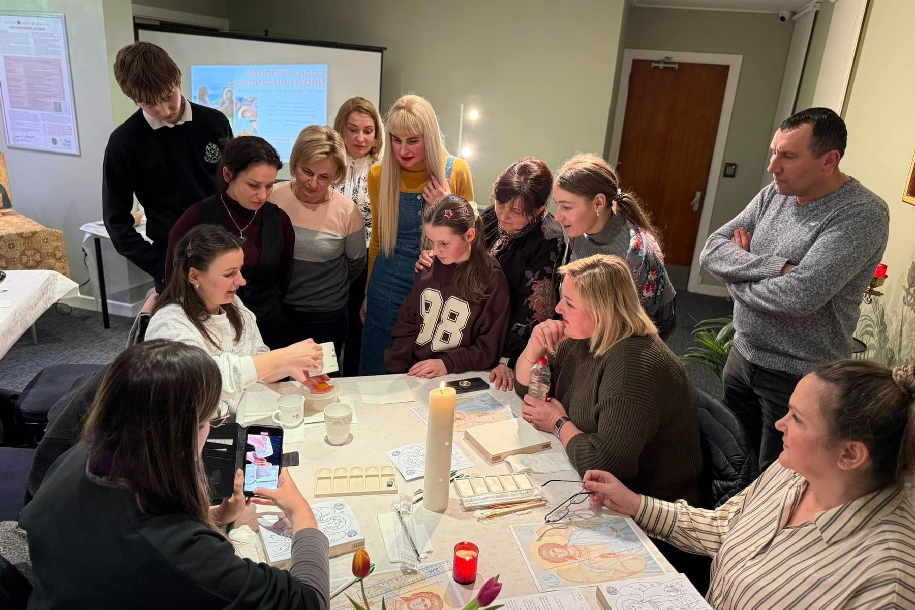 Master Class on Icon Painting Dedicated to the Sunday of Orthodoxy Held in Dublin