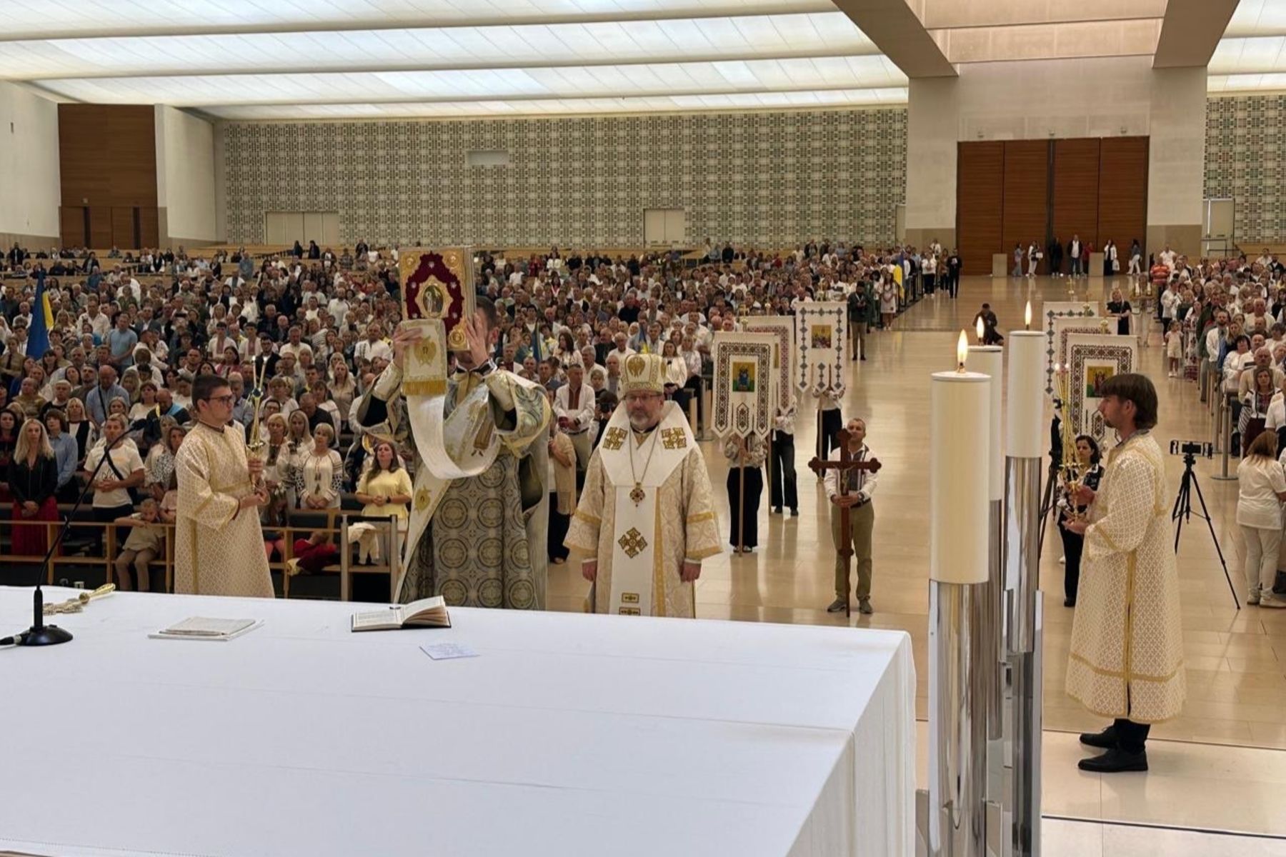 «Sentiamo che la Beata Vergine Maria veglia sul popolo ucraino ferito» — Sua Beatitudine Sviatoslav a Fátima