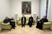 Зустріч Блаженнішого Святослава і владики Степана Суса з архиєпископом Сарагоси Карлосом Мануелем Ескрібано Субіасом