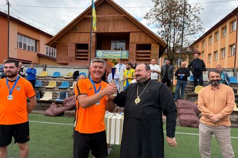 An Intereparchial Mini-Football Tournament for Clergy Takes Place in the Carpathians