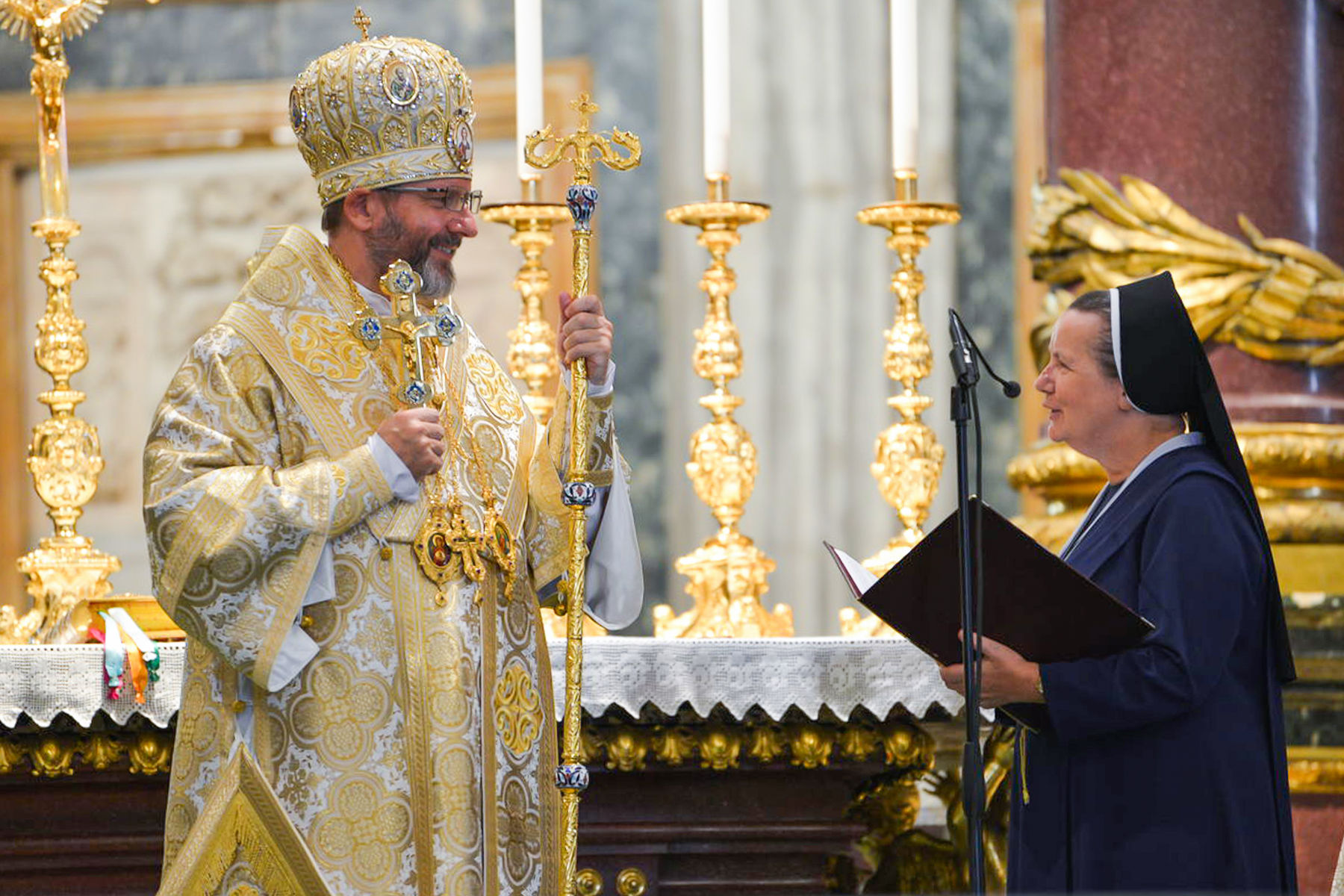 “To be and serve where there is the greatest need”: Head of UGCC congratulates superior of the Congregation of Sisters Servants