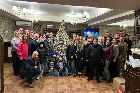 A Pre-Christmas Meeting of Families of Fallen and Missing Ukrainian Servicemen Held in Poltava