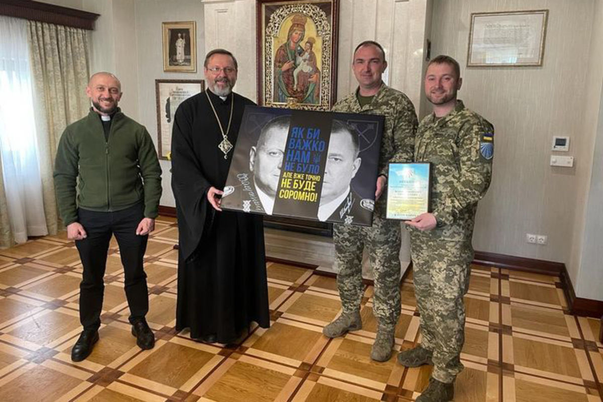 His Beatitude Sviatoslav received birthday greetings from General Valerii Zaluzhnyi, Commander-in-Chief of the Armed Forces of Ukraine