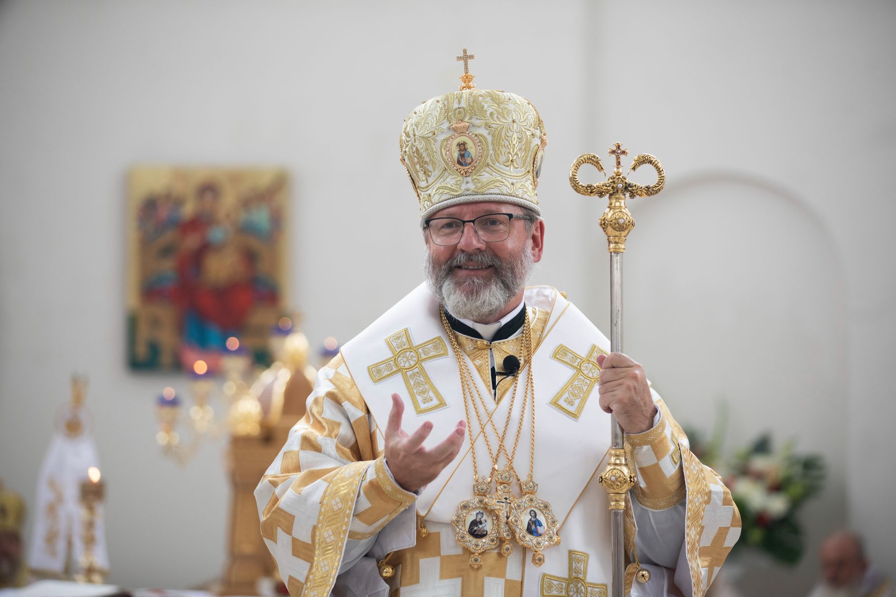 Проповідь Блаженнішого Святослава в сьому неділю після Зіслання Святого Духа та в день освячення храму Всіх святих українського народу в Делятині