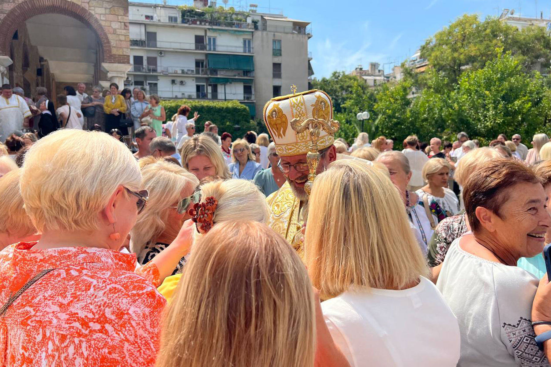 Глава УГКЦ до українців у Греції: «Дякую вам за 25 років геройського свідчення віри в Бога і любові до Батьківщини»