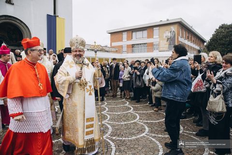 «Я сьогодні приїхав до вас із замерзлого, але незламного Києва — як свідок незламності нашого народу», — Блаженніший Святослав у Римі