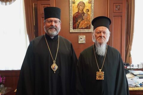 Sua Beatitudine Sviatoslav rivolge gli auguri al Patriarca Ecumenico Bartolomeo in occasione del Suo 85-esimo compleanno
