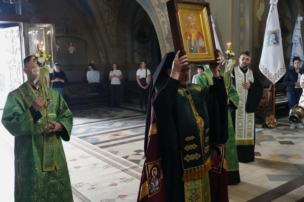 До Дрогобича прибула ікона з мощами святого рівноапостольного князя Володимира Великого