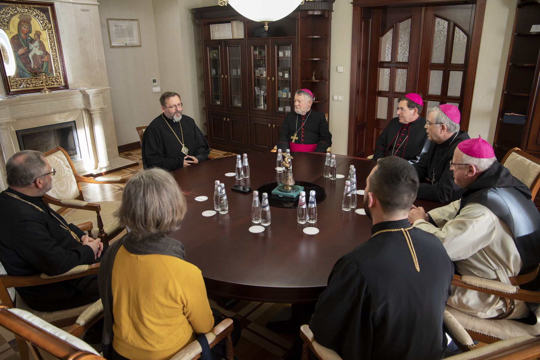 “Thank you for your courage!’ — Head of the UGCC welcomed the delegation of Belgian bishops in Kyiv