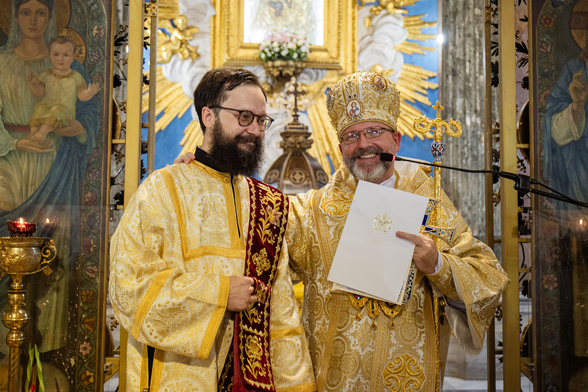 The Head of the UGCC presented patriarchal diplomas to the employees of his Secretariat in Rome