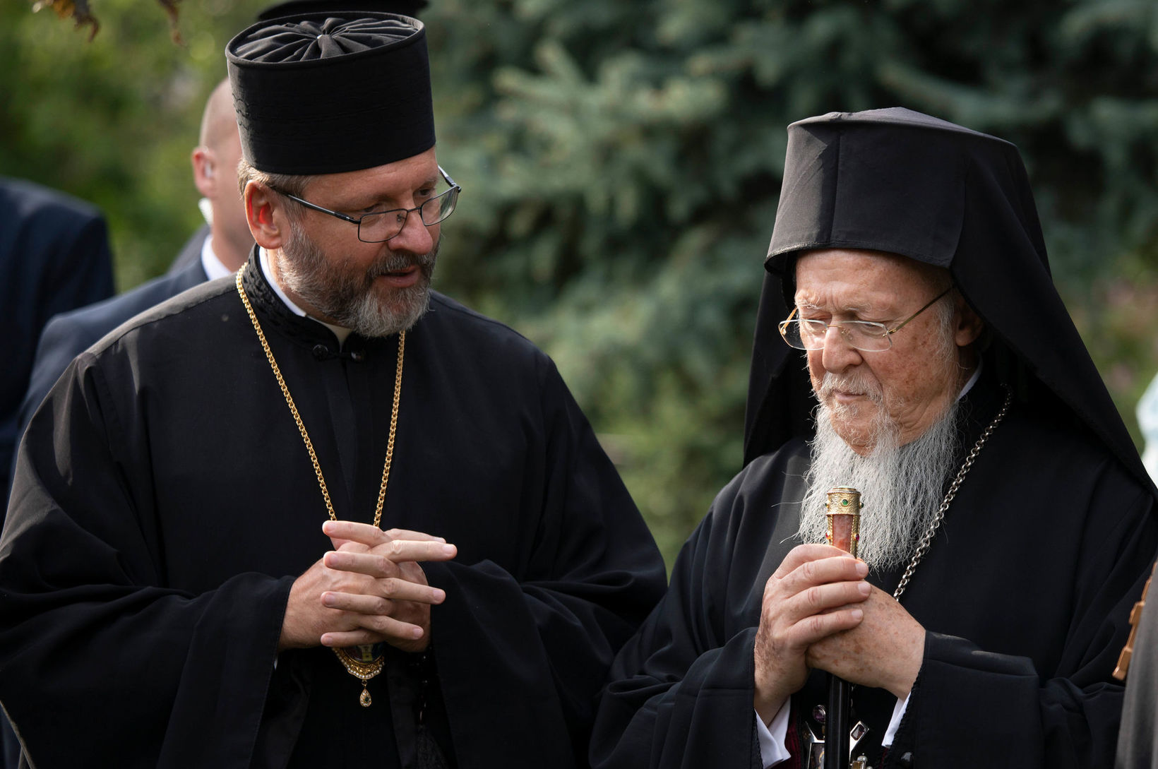 Розмова Блаженнішого Святослава із Вселенським Патріархом Варфоломієм, Київ, 23 серпня 2021 року, фото: Департамент інформації УГКЦ