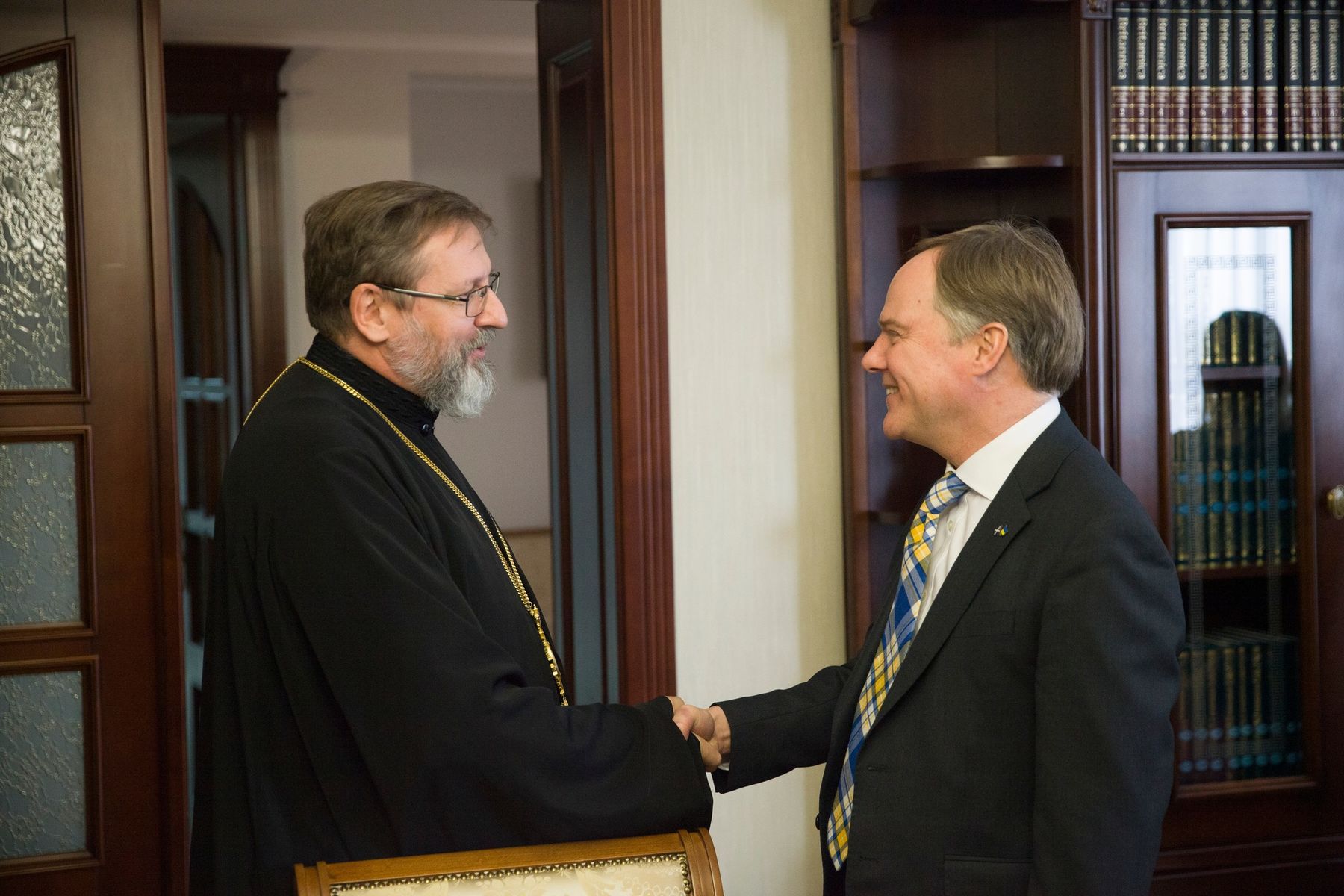 His Beatitude Sviatoslav met with the British Ambassador to Ukraine