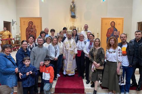 Владика Ігор Ранця очолив щорічну прощу українців Нідерландів до санктуарію Божої Матері